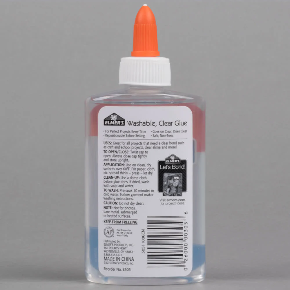 Elmer's Washable School Glue – Clear – 5oz - Image 3