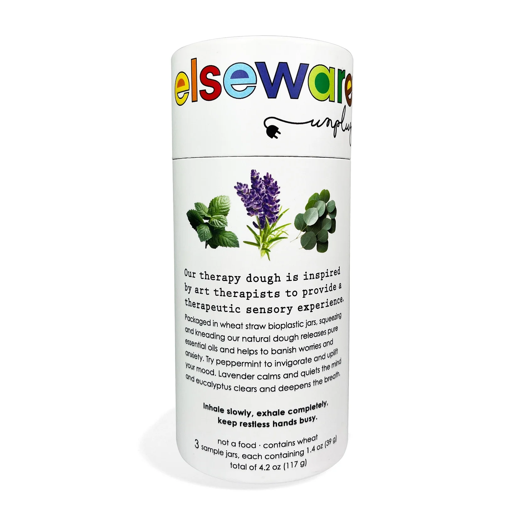 Elseware Unplug – Calming Aromatherapy Stress-Relief Therapy Dough  – Pack of 3 - Image 4