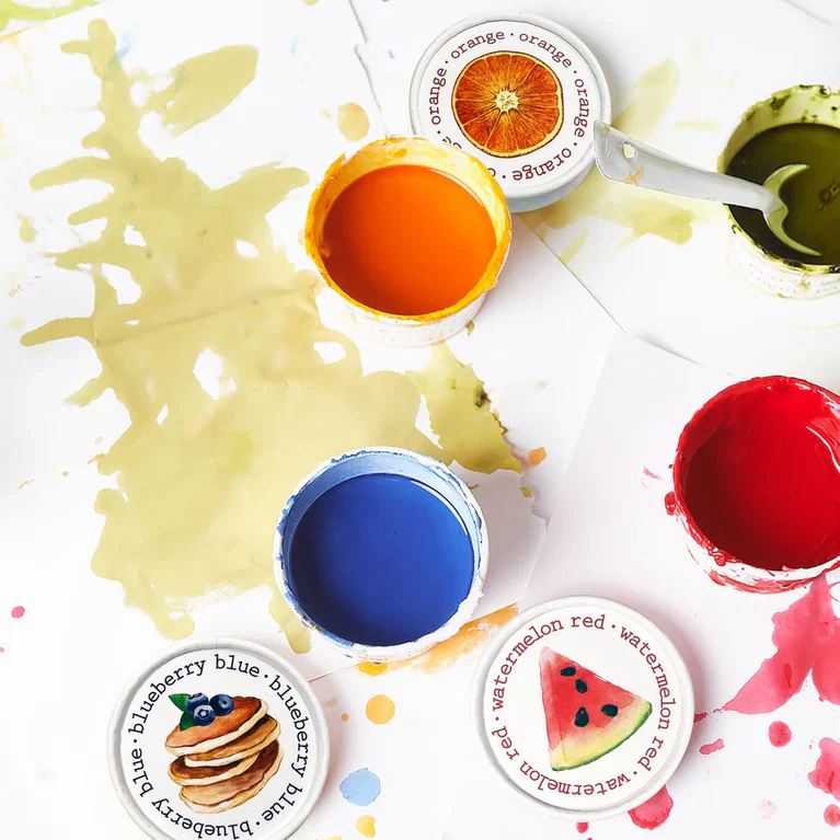 Elseware Unplug Finger Paint - Long Lasting |Shelf Stable | Non-Toxic – Set of 4 - Image 2