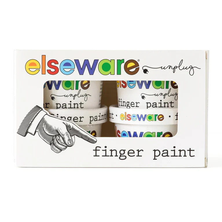Elseware Unplug Finger Paint - Long Lasting |Shelf Stable | Non-Toxic – Set of 4 - Image 3