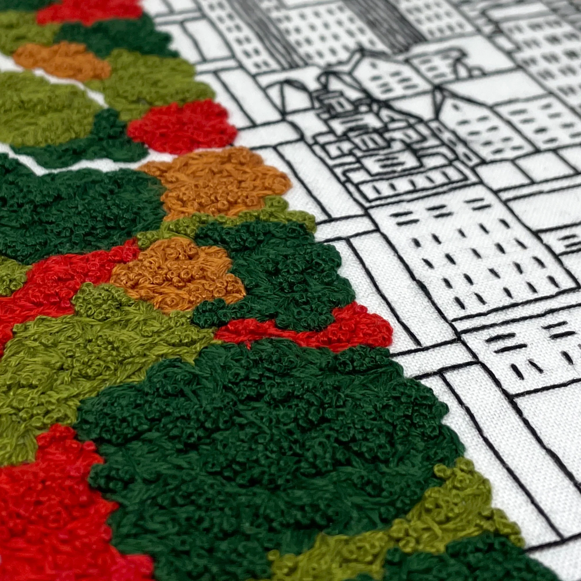 Embroidery & Sage – Autumn In NY - Embroidery Kit - Image 3