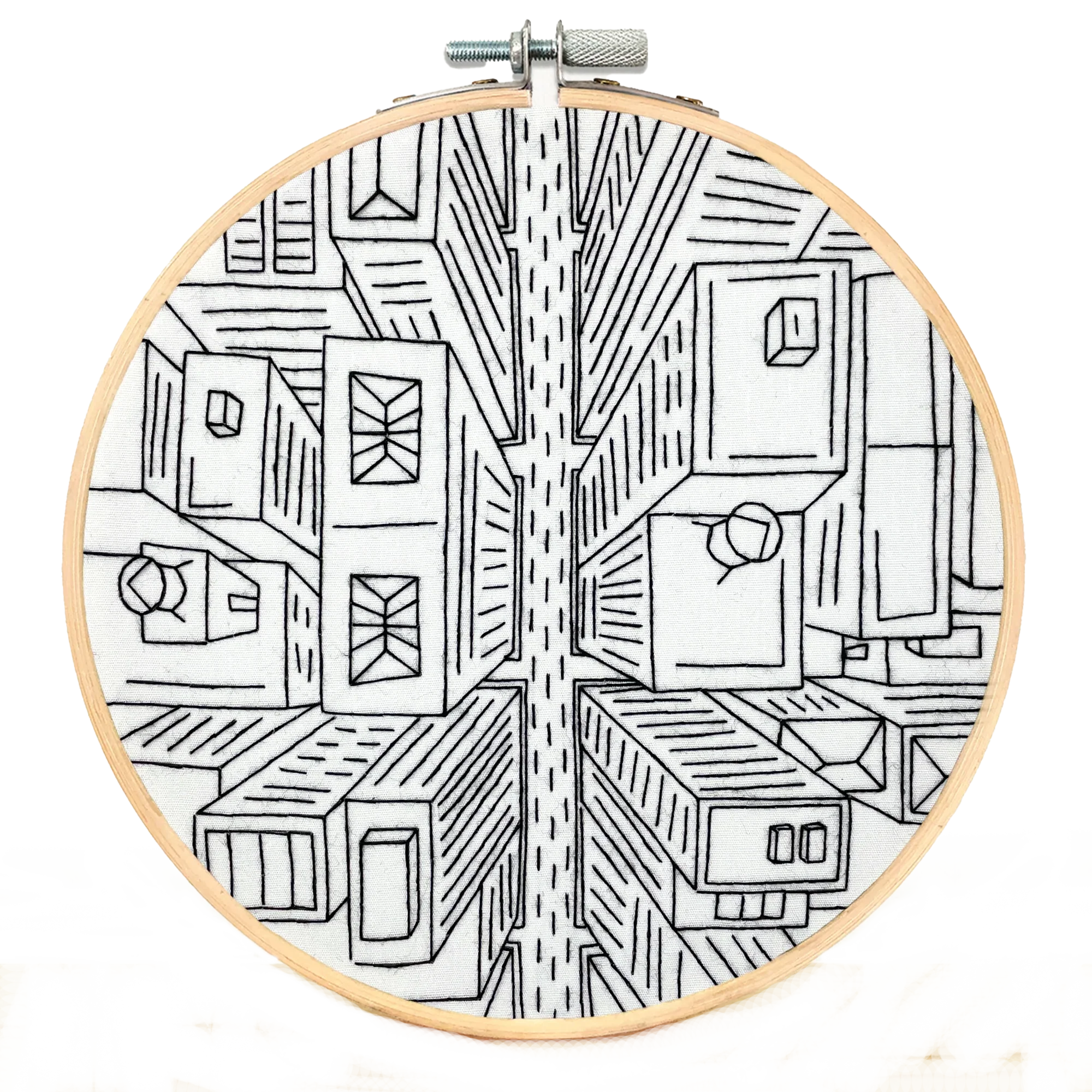 Embroidery & Sage – Bird's Eye View NYC - Embroidery Kit