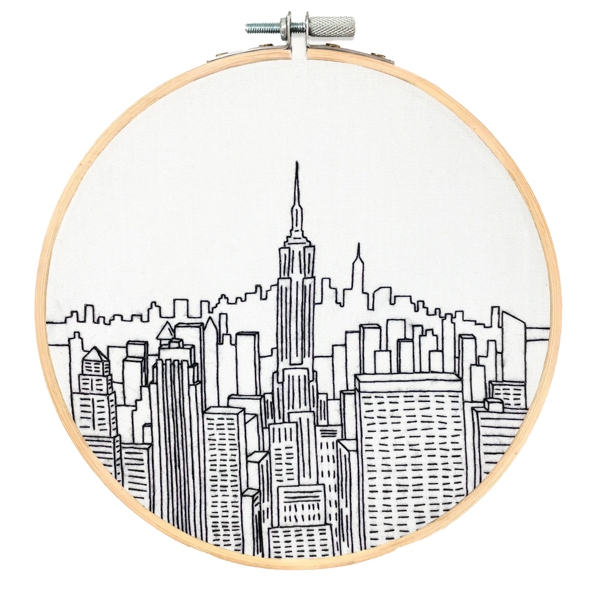 Embroidery & Sage – Top Of The Rock NYC - Embroidery Kit