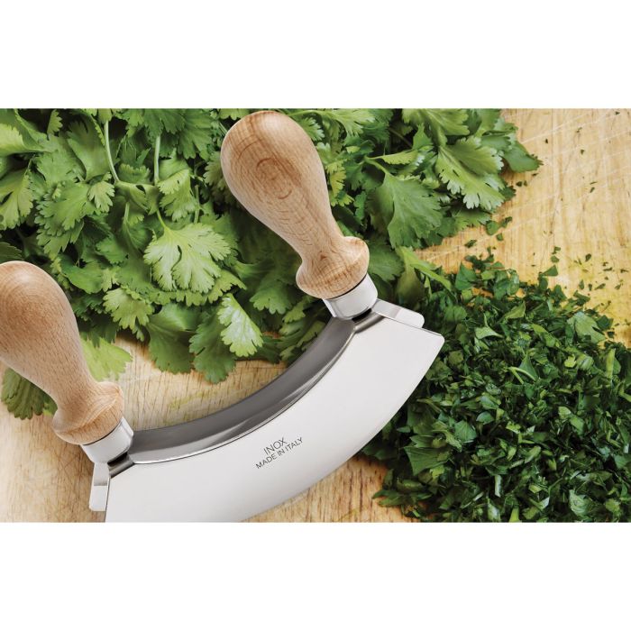 Fantes Aunt Marisa's Double Mezzaluna Chopper Rocking Knife - Image 3