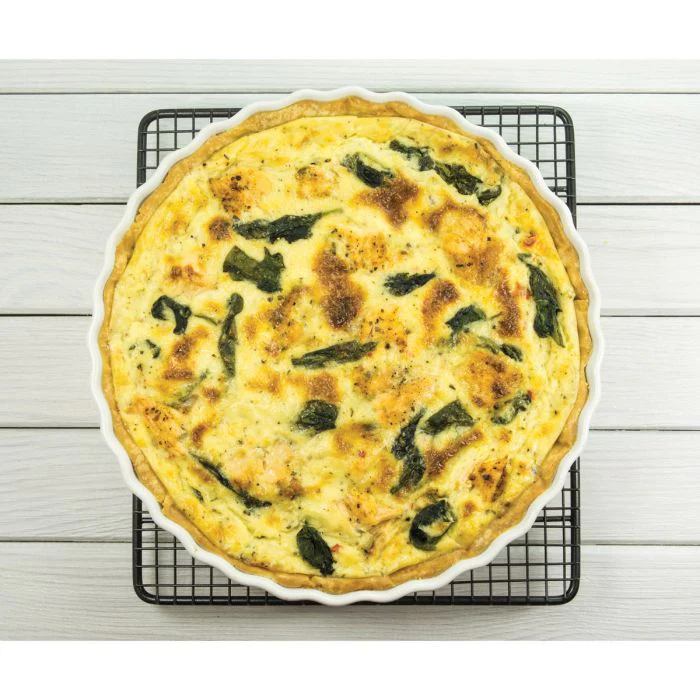 Fine Porcelain Round Quiche Dish – 10" - Image 3