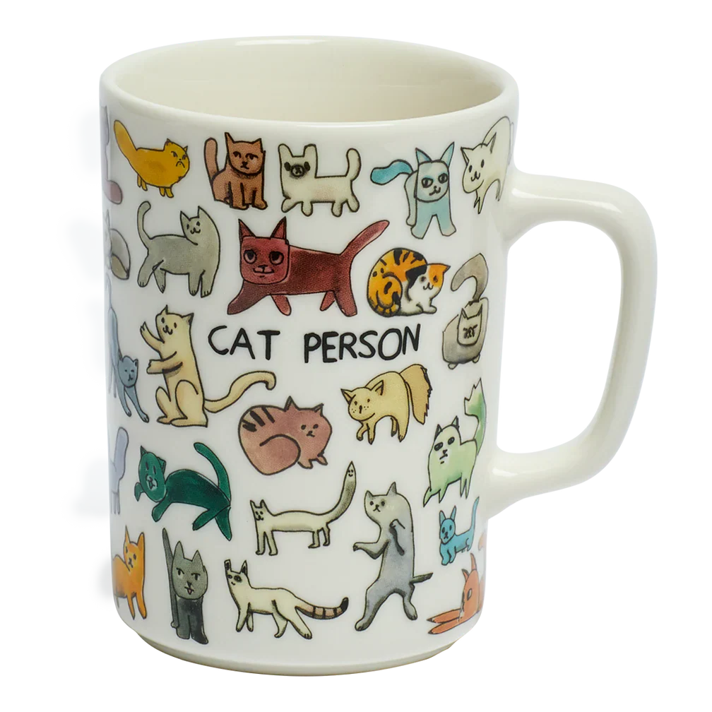 Fishs Eddy Ben Lenovitz - Cat Person Mug – 10oz - Image 2