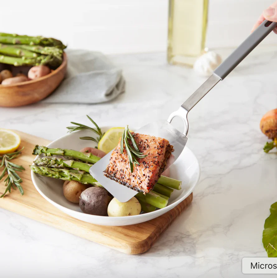 Flexible Spatula – Stainless Steel – 12" - Image 2