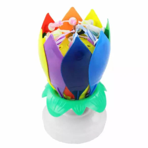 Blossom Magic Musical Flower Candle β 14 Candles - Image 2