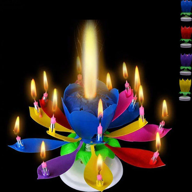 Blossom Magic Musical Flower Candle β 14 Candles - Image 3