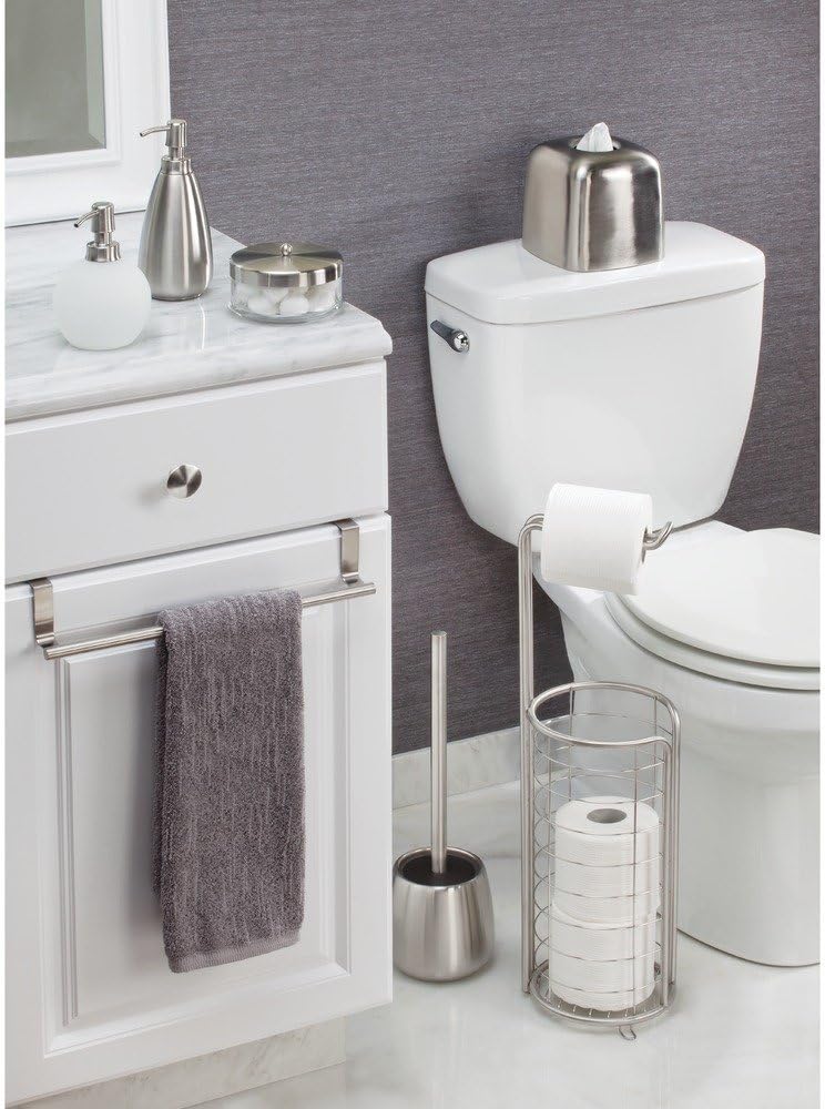 Forma Brizo Toilet Bowl Brush and Holder – Brushed Stainless Steel - Image 5