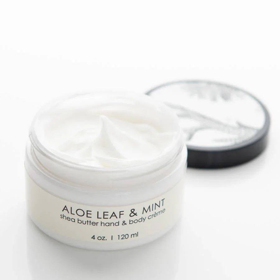 Formulary 55 Botanicals – Shea Butter Hand & Body Creme – Aloe Leaf & Mint – 4oz - Image 2