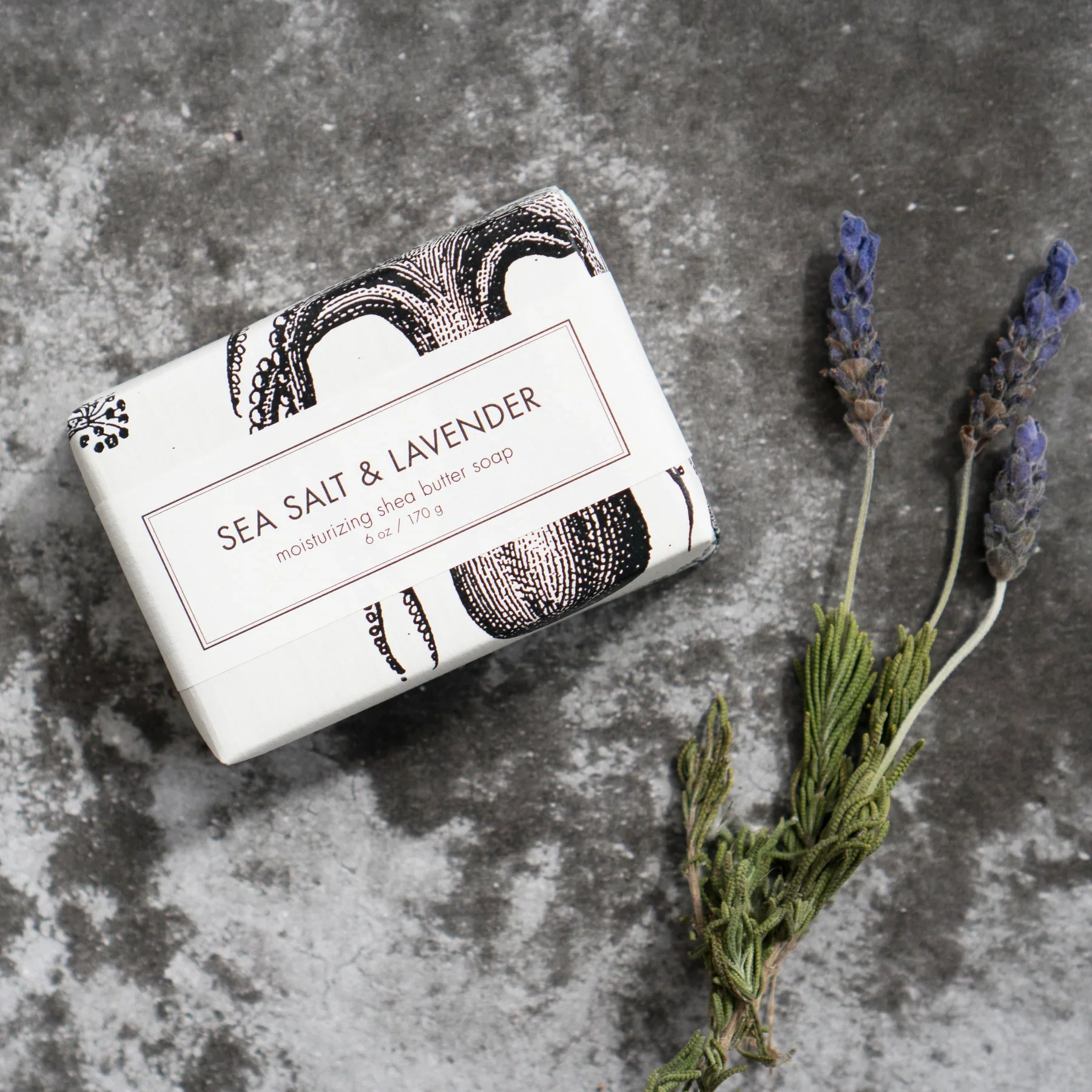 Formulary 55 Moisturizing Shea Butter Soap – Sea Salt & Lavender – 6oz. - Image 3