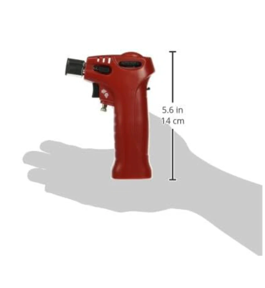 Fox Run Mini Butane Crème Brûlée Torch – Red - Image 5
