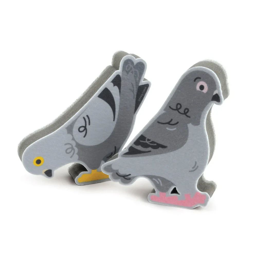 Fred Dirty Birdies Pidgeon Scrub Sponges – Set of 2 - Image 2