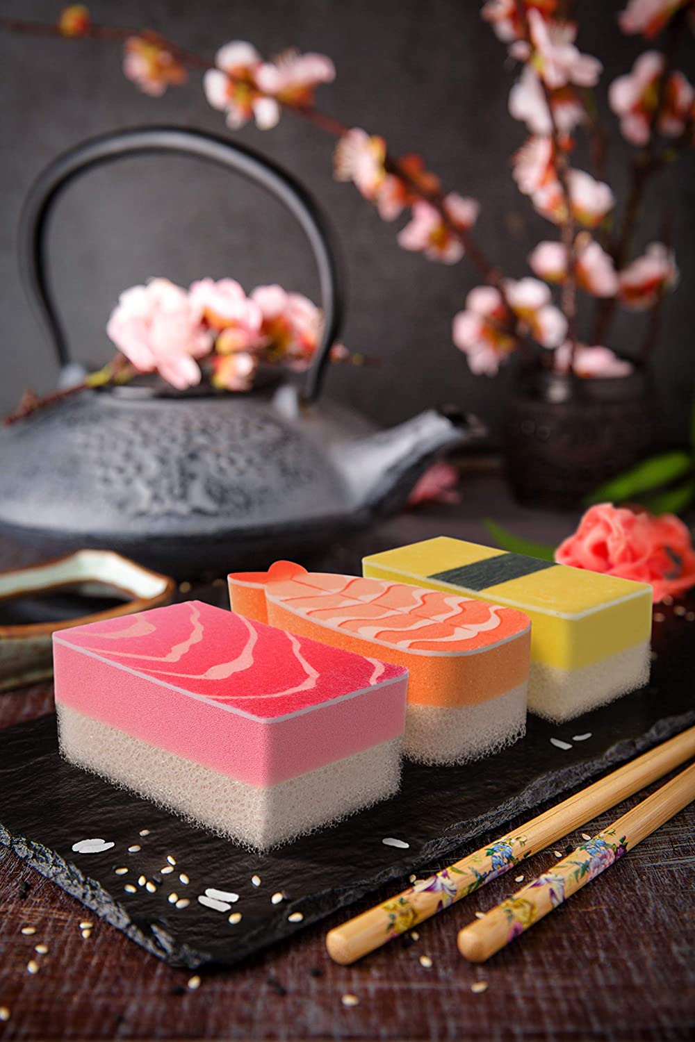 Fred WASHABI Sponges Sushi Assortment – Set of 3 - Image 3
