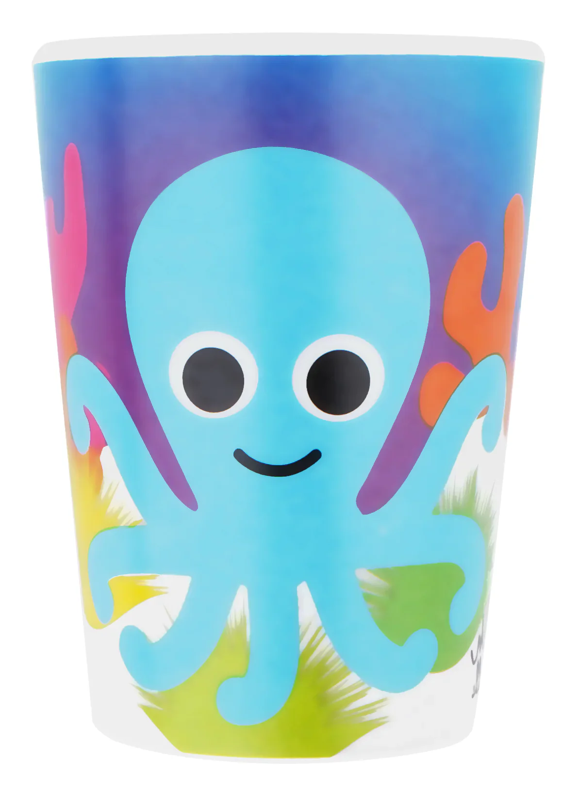 French Bull Kids Everyday Melamine 4 Piece Tableware Set – Ocean Animals - Image 3