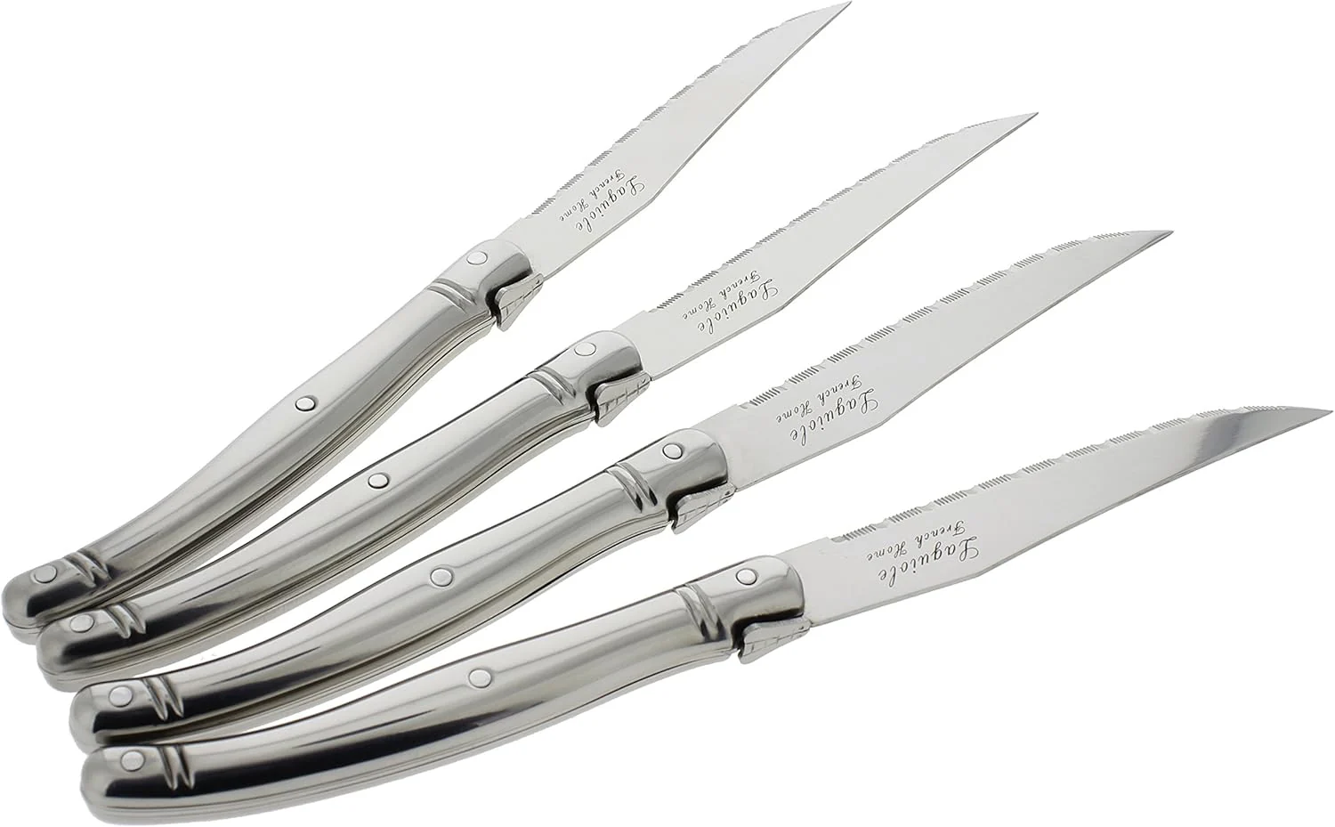 French Home Laguiole Stainless Steel Steak Knives – Set of 4 - Image 2