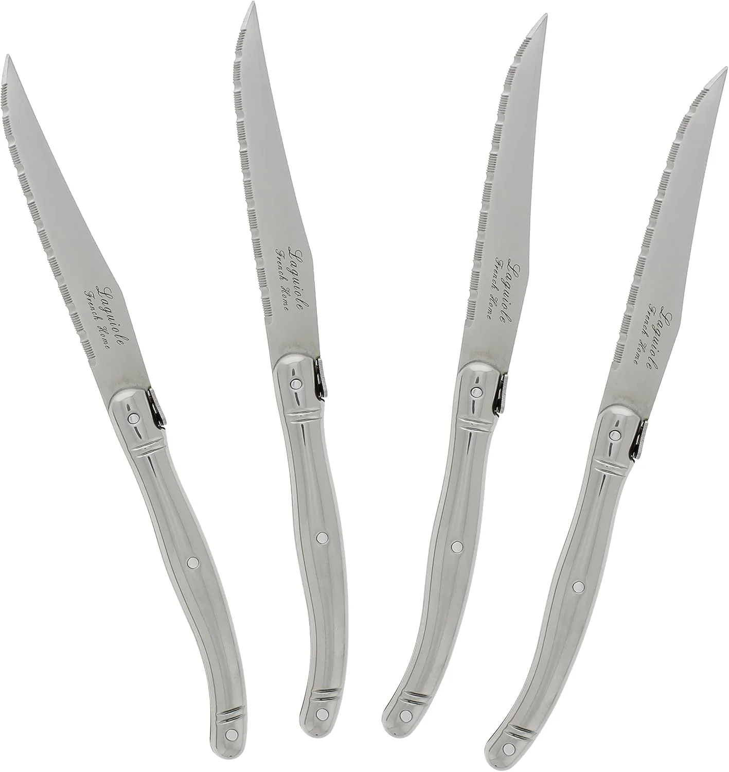 French Home Laguiole Stainless Steel Steak Knives – Set of 4 - Image 3
