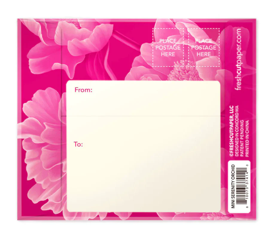 Fresh Cut Paper 3D Pop Up Flower Greeting Note Card – Peony Paradise – 6" x 5" - Image 4