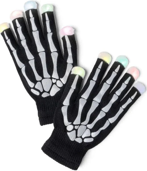 Funny Bones LED Light Up Skeleton Gloves - Image 2