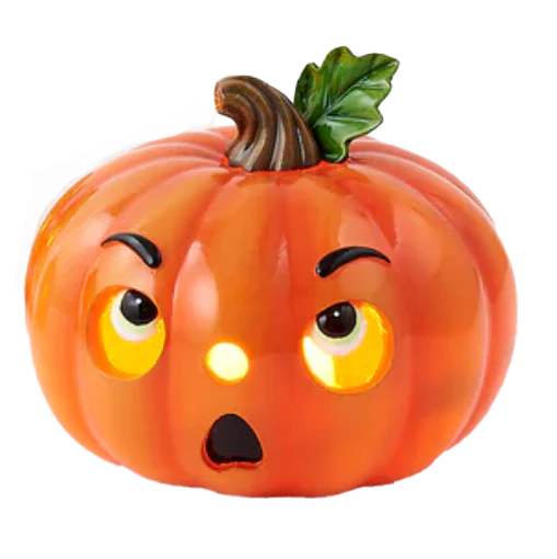 Funny Face Light Up Pumpkin – Assorted Each One Sold Separately - Image 3