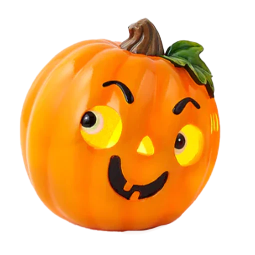 Funny Face Light Up Pumpkin – Assorted Each One Sold Separately - Image 4