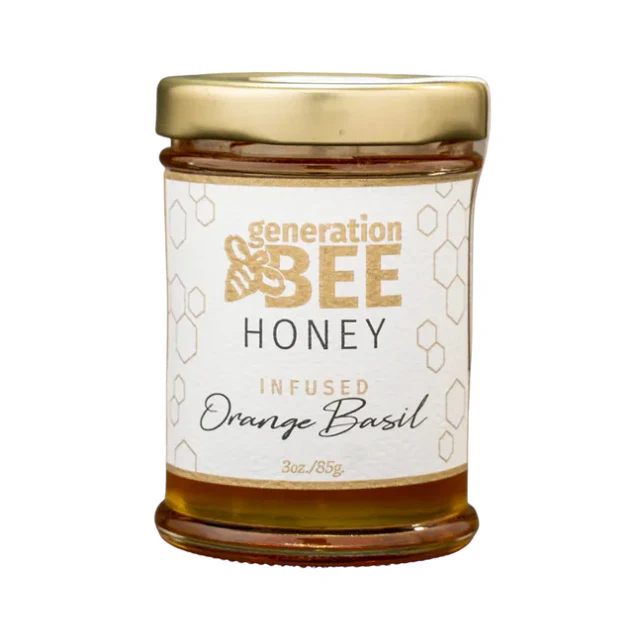 Generation Bee Flavored Honey β Orange Basil β 3oz.