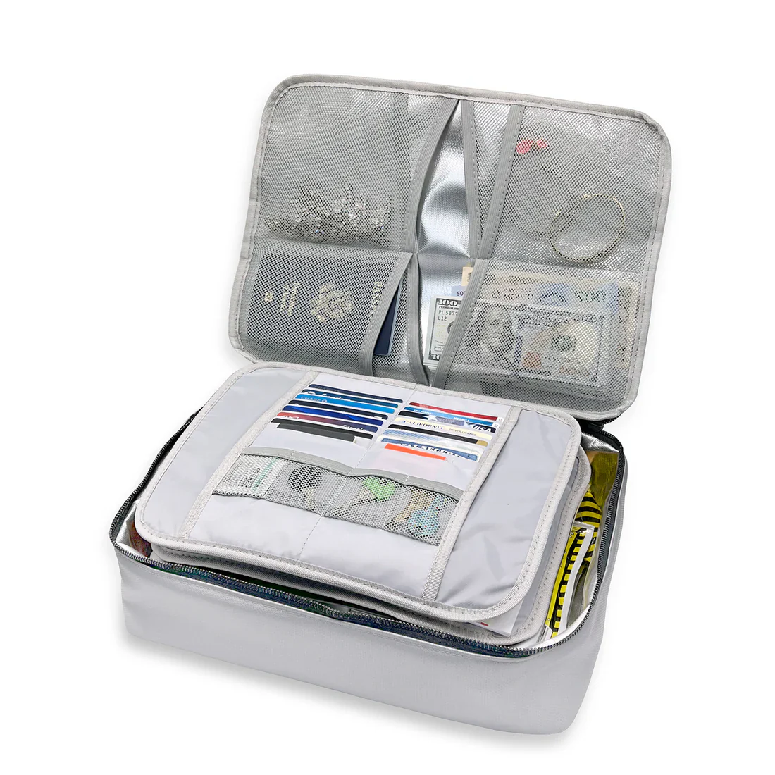 GETXGO Fireproof & Water Resistant Soft Document Box - 4" H x 15" W x 12" D. - Image 3