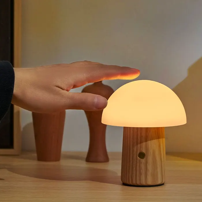 Gingko Design Mini Alice Color Changing Mushroom Lamp - Ash - Image 4