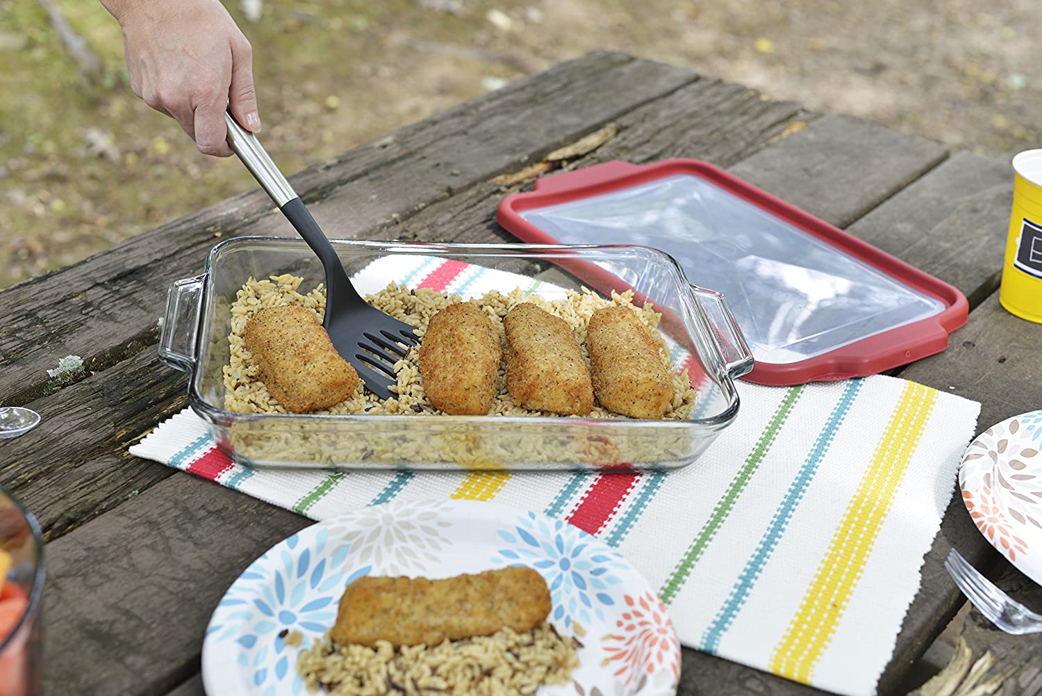 Glass Baking Dish With Lid – 3-QT - Image 4