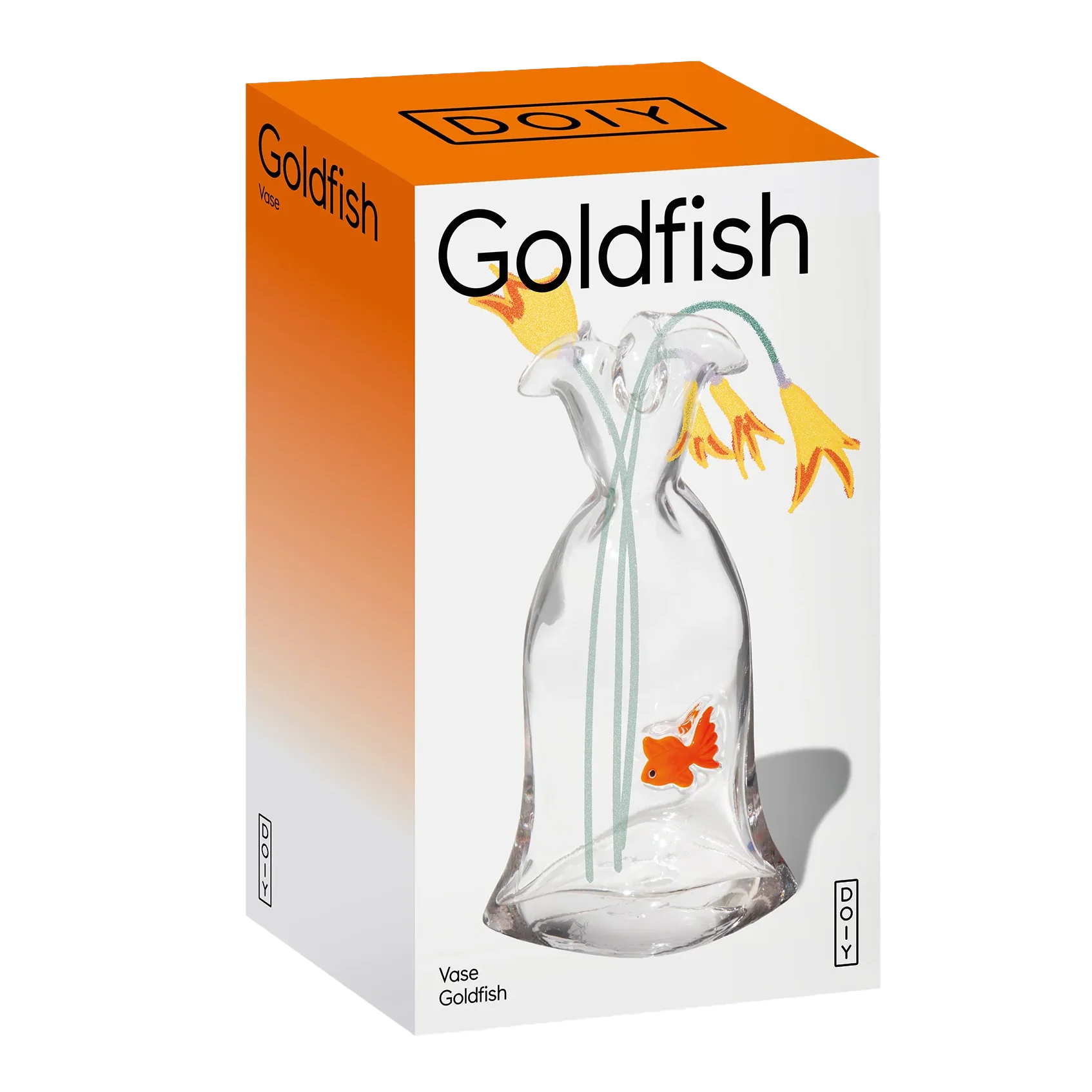 Glass Goldfish Vase - Image 3