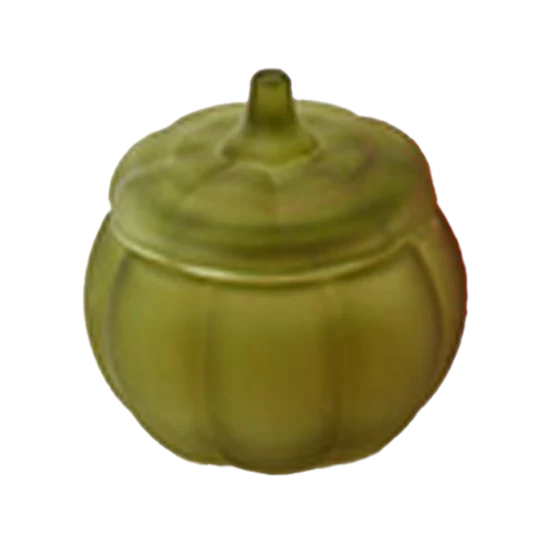 Glass Pumpkin Wax Filled Candle – Cinnamon Scent – 3.75" – Assorted Colors - Image 3