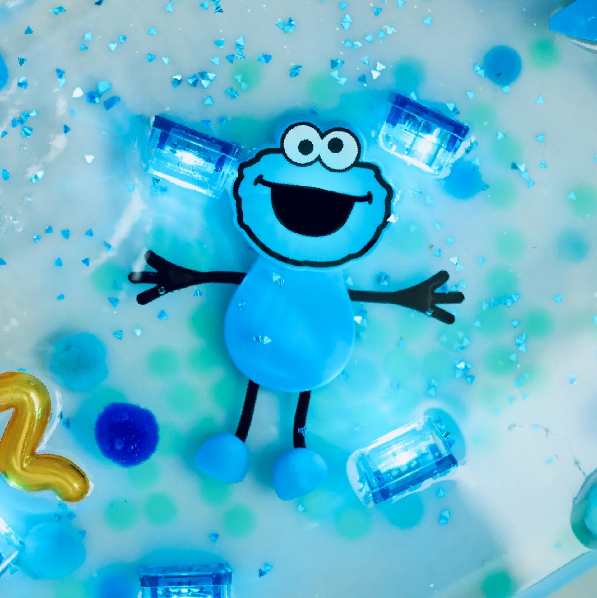 Glo Pals Light up Pal & Cubes – Cookie Monster Character - Image 2