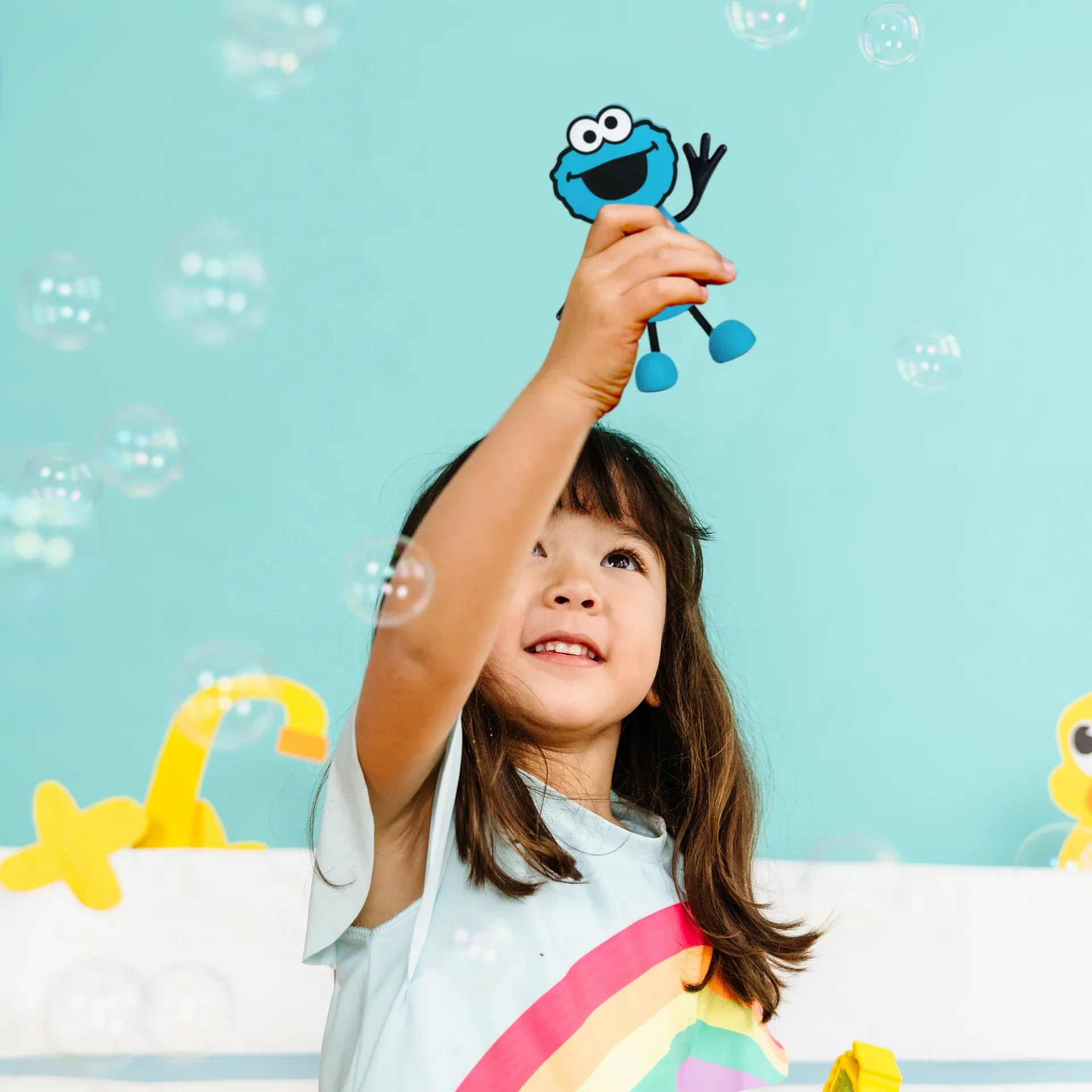 Glo Pals Light up Pal & Cubes – Cookie Monster Character - Image 5