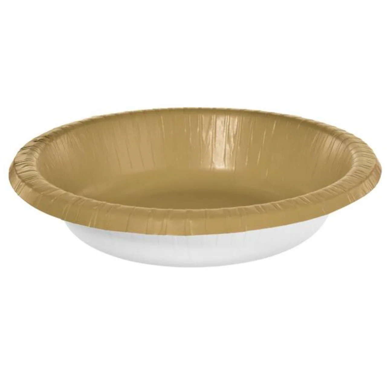 Gold Paper Bowls - 12oz. – Set of 20