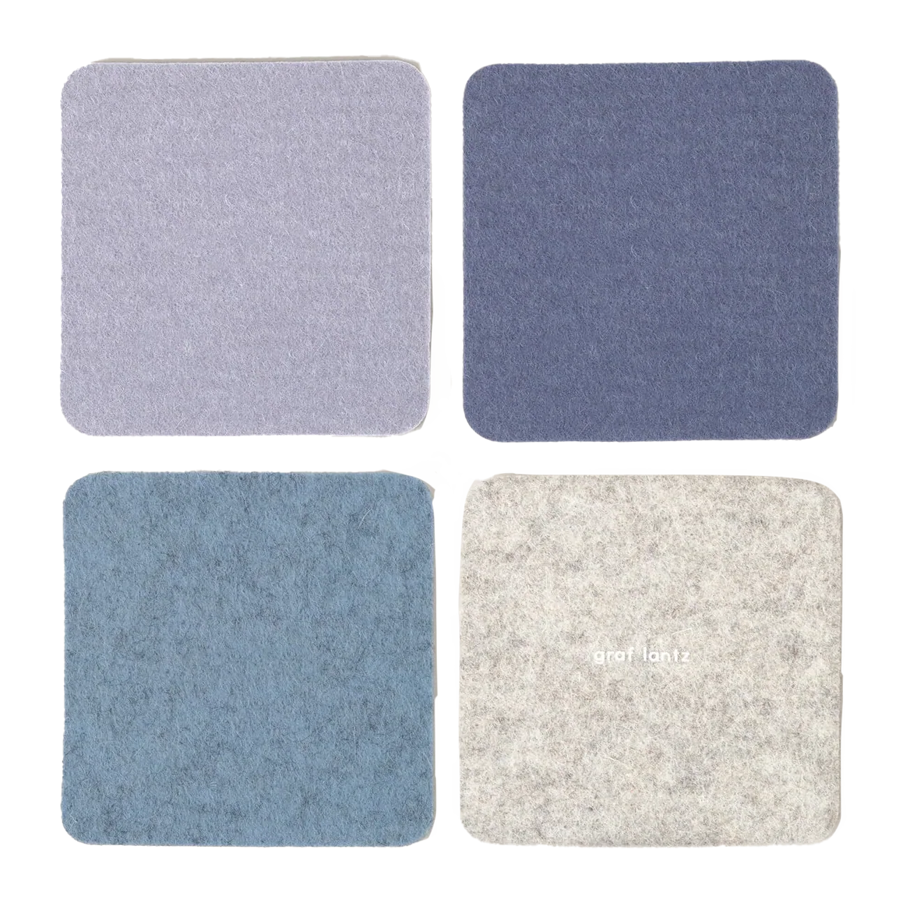 Graf Lantz Bierfilzl Square Felt Coaster – Brisk– 4pk