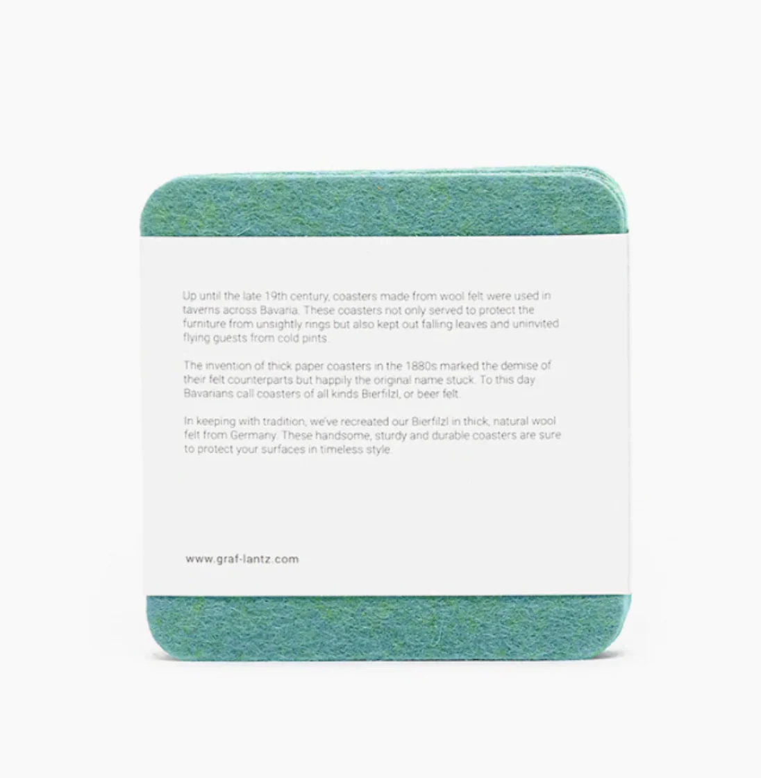 Graf Lantz Bierfilzl Square Felt Coaster – Coastal – 4pk - Image 3