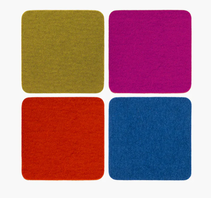 Graf Lantz Bierfilzl Square Felt Coaster – Electric – 4pk - Image 2