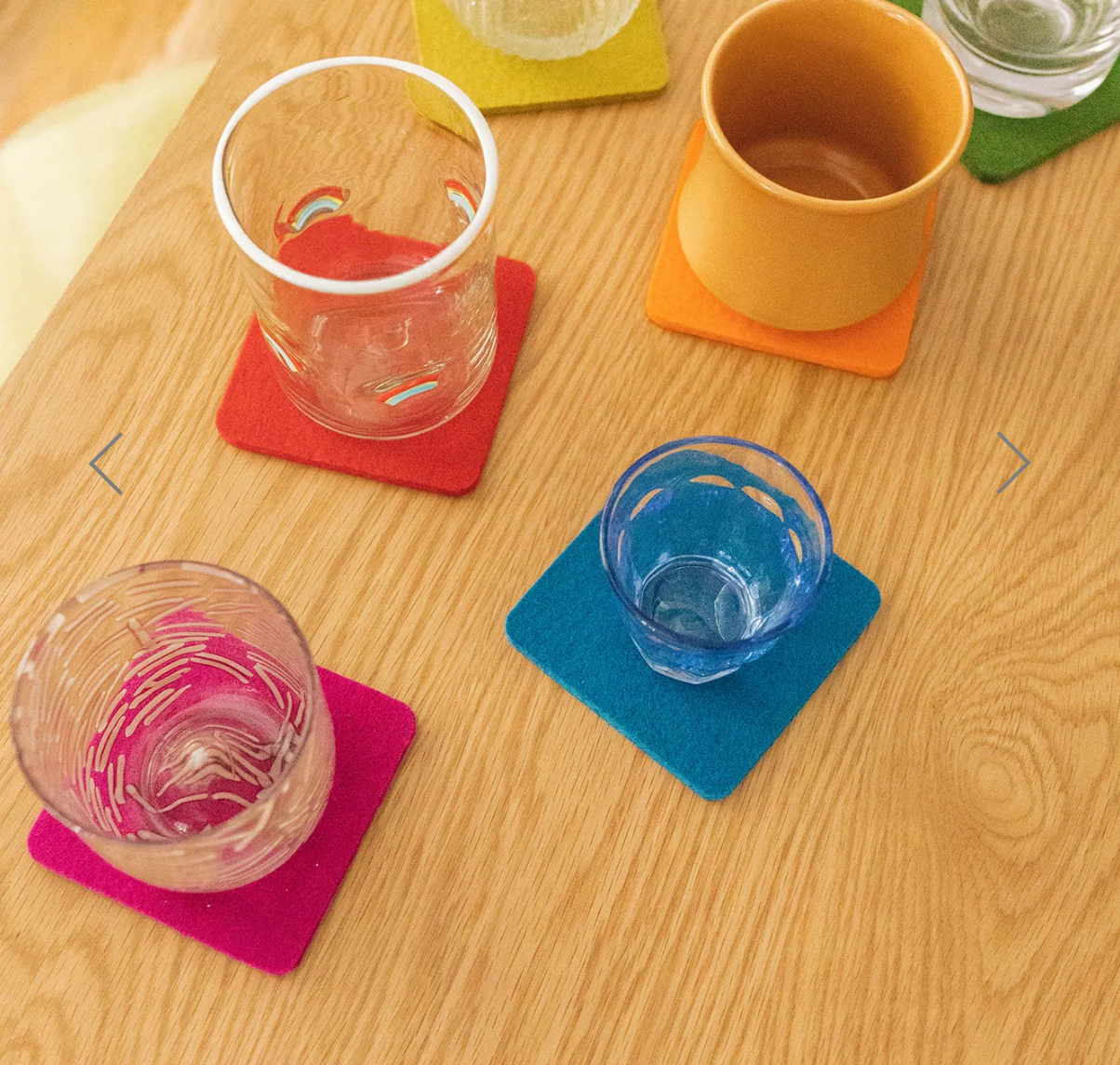 Graf Lantz Bierfilzl Square Felt Coaster – Electric – 4pk - Image 3