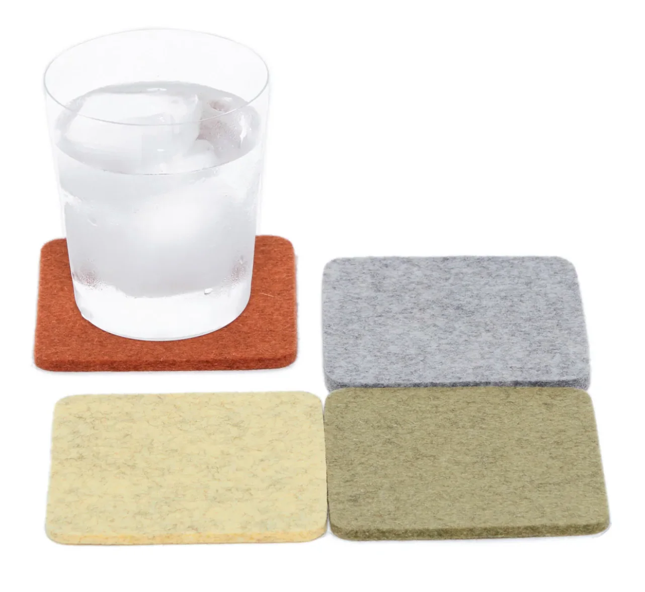 Graf Lantz Bierfilzl Square Felt Coaster – Ikebana – 4pk - Image 2