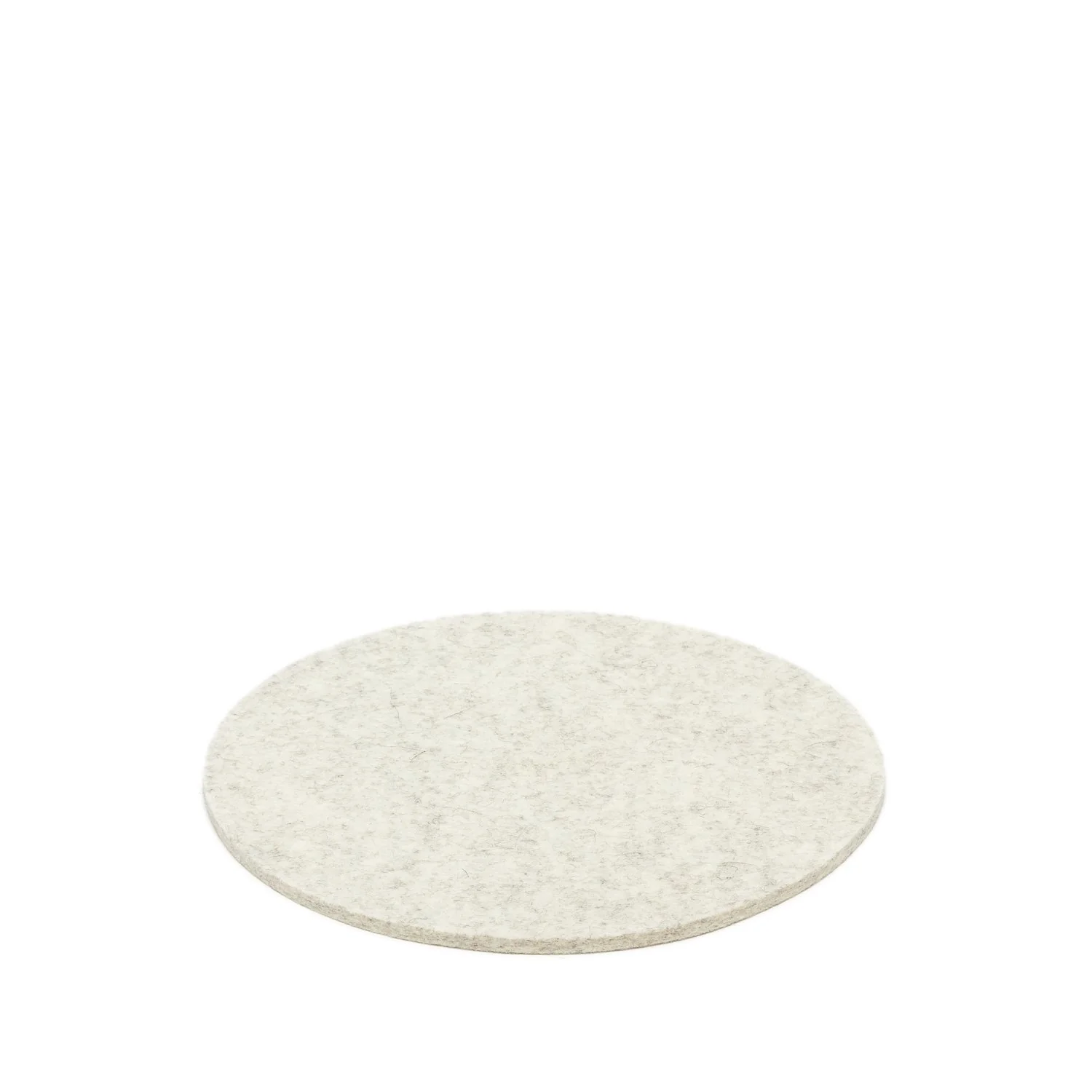 Graf Lantz Felt Round 8" Trivet – Heather White