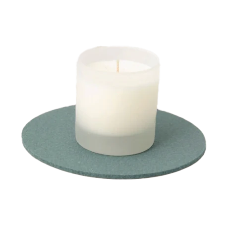 Graf Lantz Felt Round 8" Trivet – Spruce - Image 2