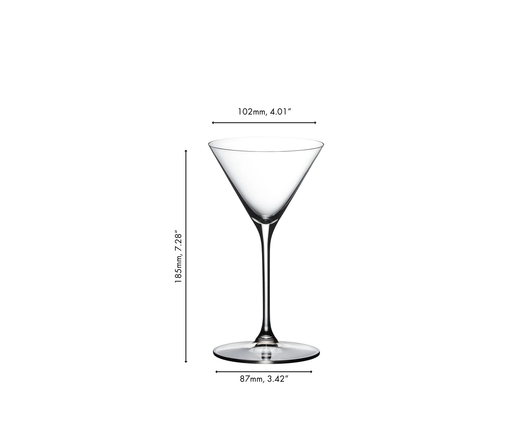 Grape@Riedel Martini / Cocktail Glasses – 7oz. – Set of 2 - Image 2