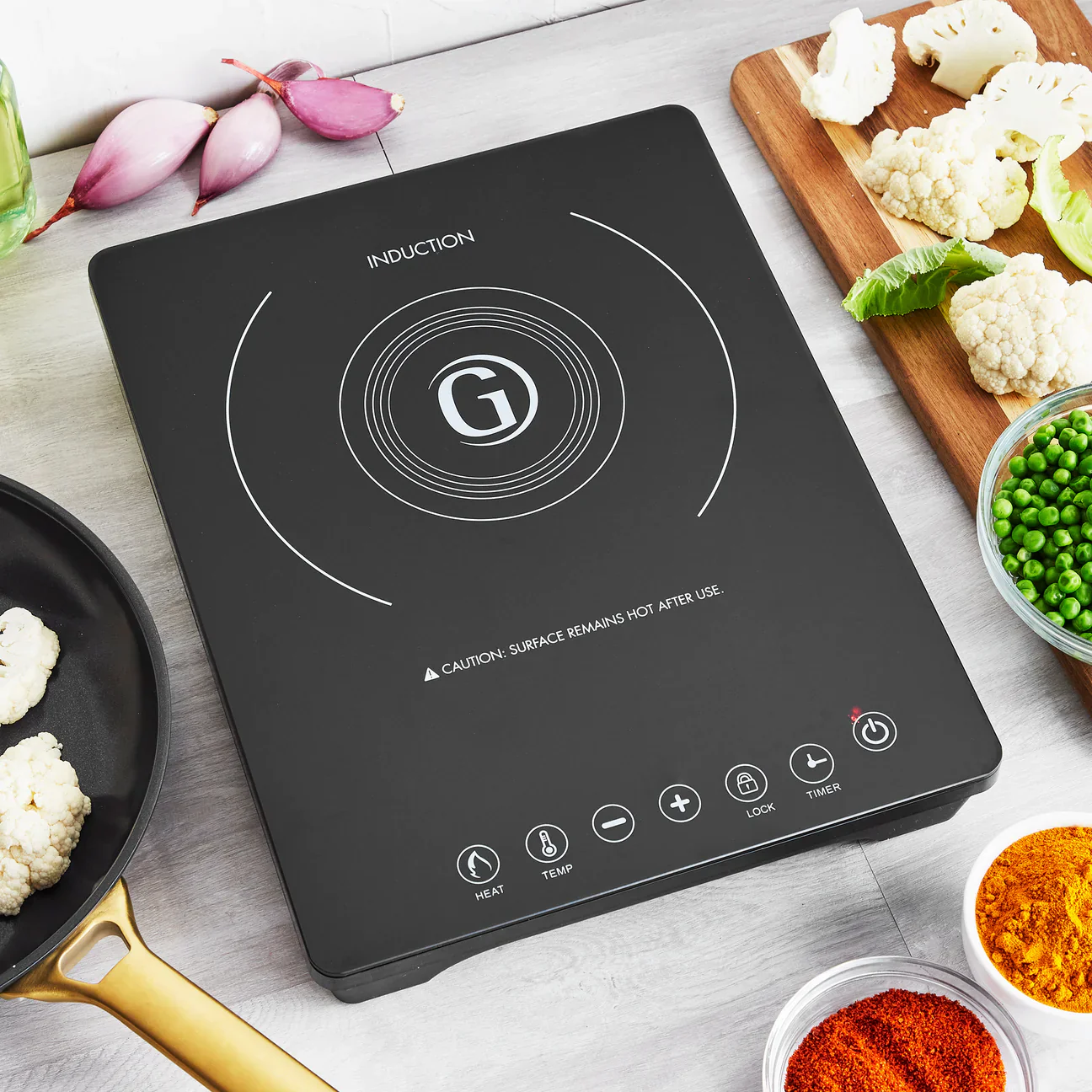 GreenPan Induction Electric Cooktop – 1800 Watts - Image 3