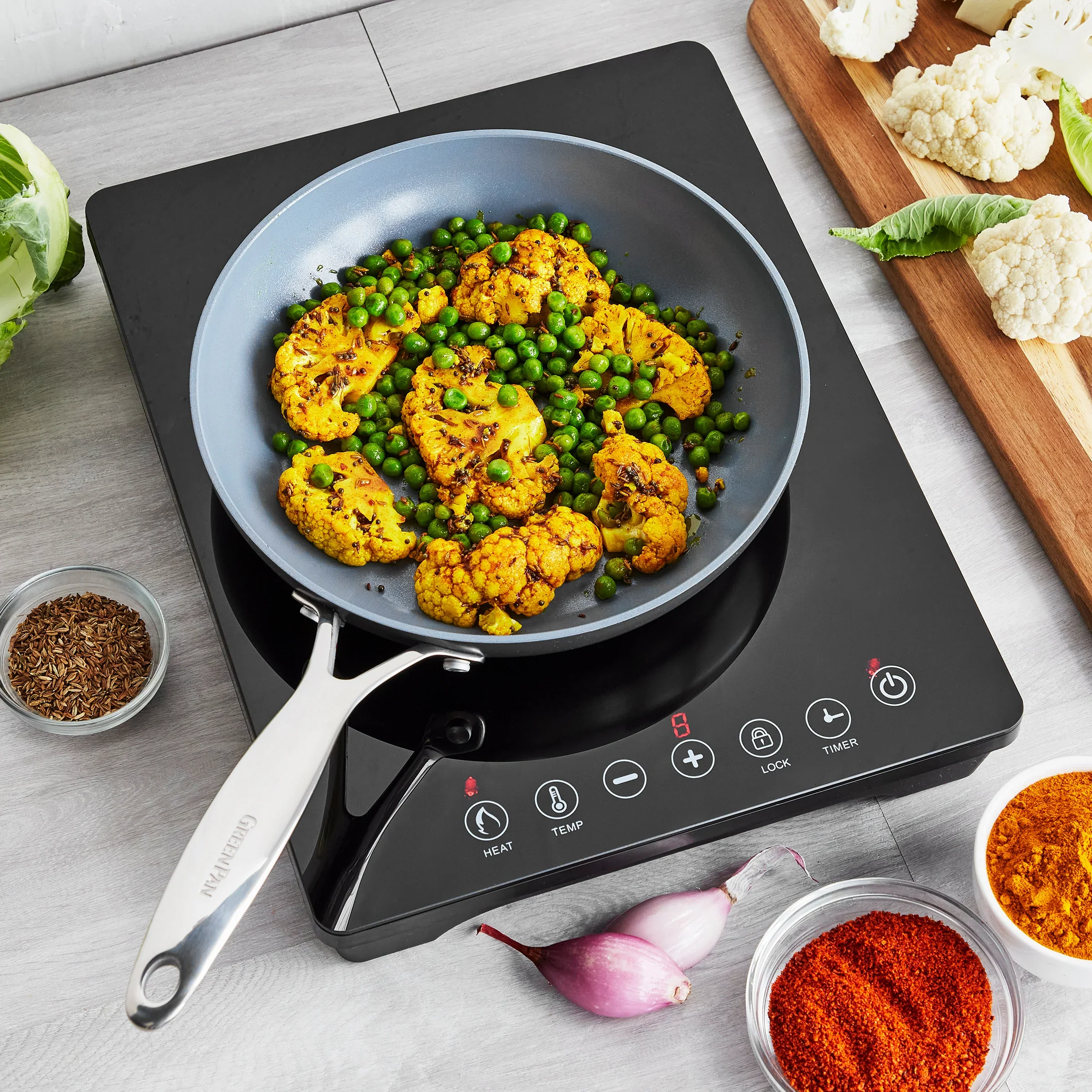 GreenPan Induction Electric Cooktop – 1800 Watts - Image 4