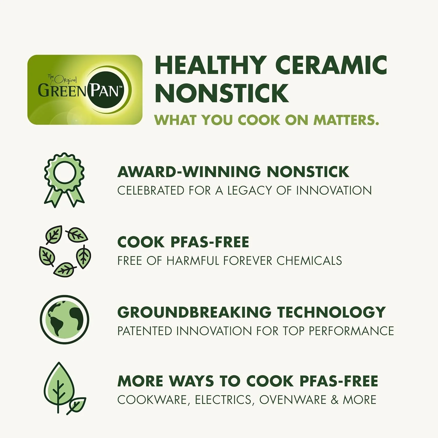 GreenPan Spectra Frying Pan Skillet – Hybrid Tri-Ply Stainless Steel Ceramic Nonstick – 10" & 12" - Image 5