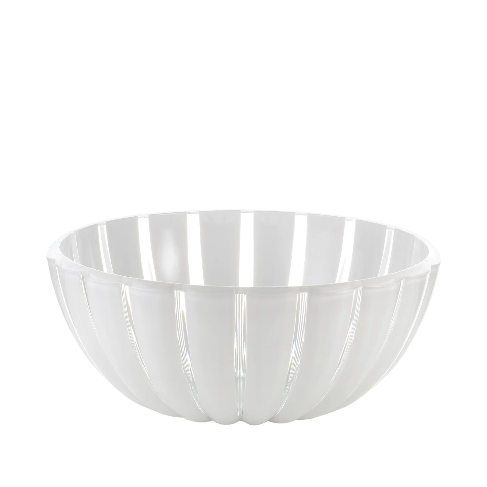 Guzzini Acrylic XL Bowl, White, 11.75"