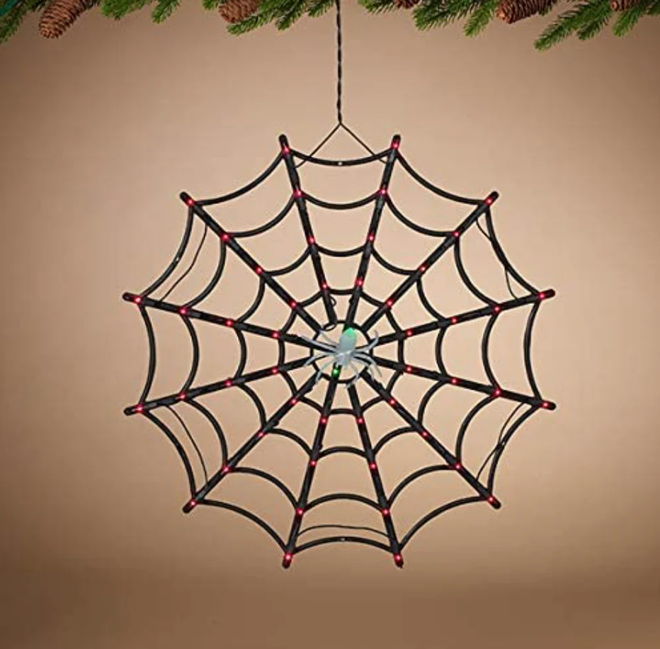 Halloween Light Up Spider Web 21" - Image 2