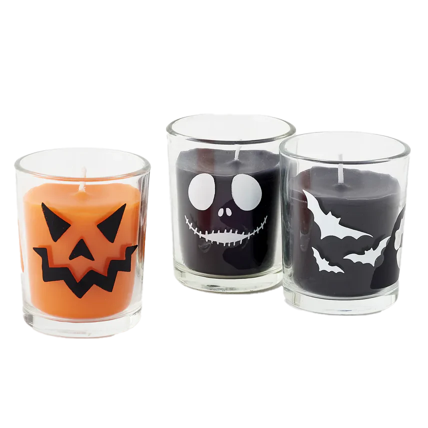 Halloween Votive Candles β 3 Assorted Styles β Each Sold Separately