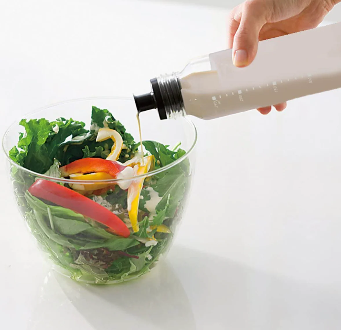 Hario Slim Dressing Bottle – Black – 8oz - Image 2